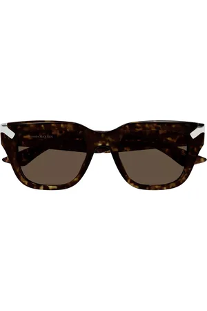Alexander McQueen AM0439S 003 Gafas de Sol para Hombre Careyshell