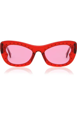 Agent Provocateur Amoree Swarovsky Rojas Gafas de Sol para Mujer Rojas