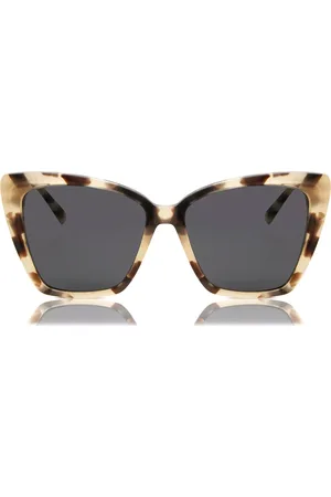 DIFF EYEWEAR Becky II Polarized ECDT-GR30P Gafas de Sol para Hombre Careyshell
