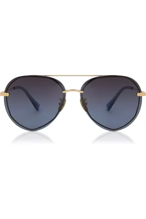 DIFF EYEWEAR Lenox Polarized GD-BL122P Gafas de Sol para Hombre Dorados