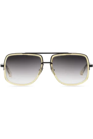 DITA EYEWEAR Mach-One DRX-2030-W-CLR-BLK-59 Gafas de Sol para Hombre Amarillas