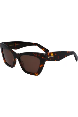 Salvatore Ferragamo SF 929SN Ajuste Asiático 242 Gafas de Sol para Mujer Careyshell