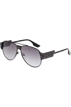 Alexander McQueen MQ0002S 001 Gafas de Sol para Hombre Negras