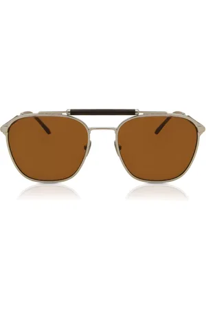 Giorgio Armani AR6149 304573 Gafas de Sol para Hombre Plateadas