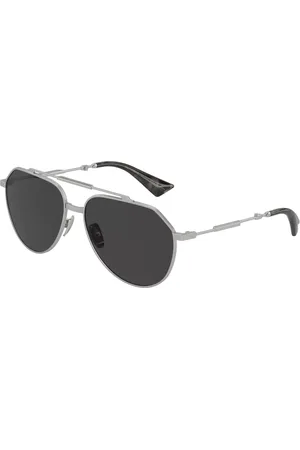 Dolce & Gabbana DG2302 Polarized 136648 Gafas de Sol para Hombre Plateadas