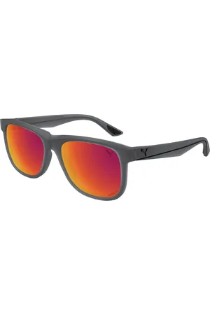 PUMA PU0442S 005 Gafas de Sol para Hombre Grises