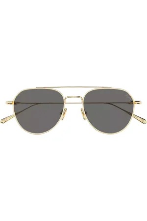 BRIONI BR0106S 001 Gafas de Sol para Hombre Dorados