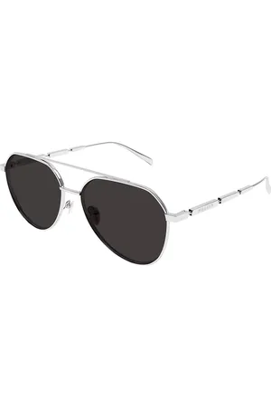 Alexander McQueen AM0478S Ajuste Asiático 001 Gafas de Sol para Hombre