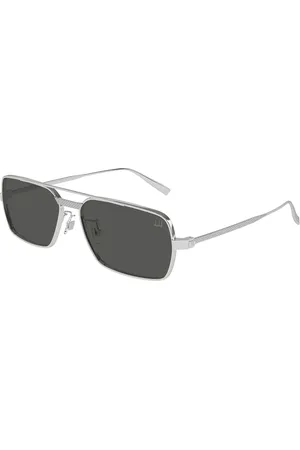 Dunhill DU0076S 003 Gafas de Sol para Hombre Plateadas
