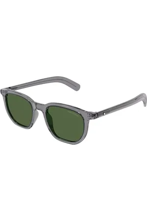 Montblanc MB0352S 003 Gafas de Sol para Hombre Grises