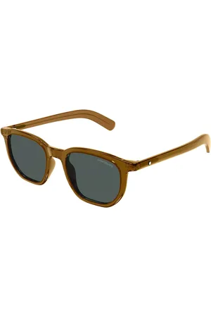 Montblanc MB0352S 002 Gafas de Sol para Hombre Marrones