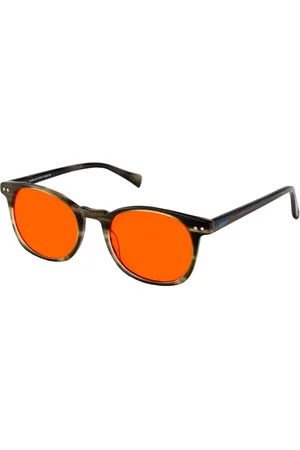BON CHARGE Arrow Azules Light Blocking Marrones Gafas de Sol para Hombre Marrones