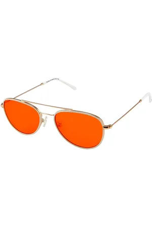 BON CHARGE Cali Azules Light Blocking Blancas Gafas de Sol para Hombre Blancas