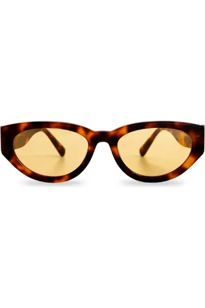 Messyweekend AUDREY Carey Amarillas Gafas de Sol para Mujer Careyshell