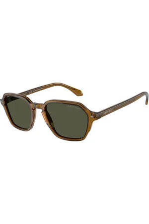 Giorgio Armani AR8220F Ajuste Asiático 617231 Gafas de Sol para Hombre Marrones
