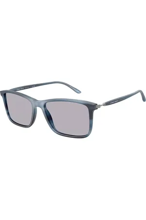 Giorgio Armani AR8218F Ajuste Asiático 6165M3 Gafas de Sol para Hombre Azules