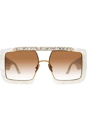 ANNA KARIN KARLSSON LE SWAG Pearl Gafas de Sol para Mujer Blancas