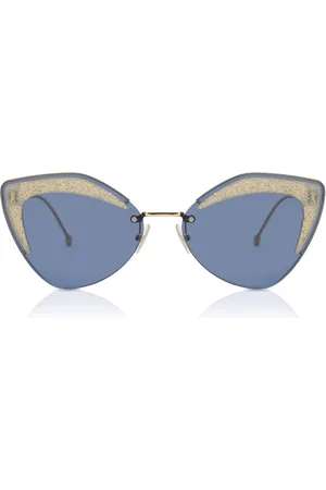 Fendi FF 0355/S ZI9/KU Gafas de Sol para Mujer Dorados