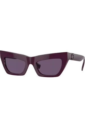 Burberry BE4405F Ajuste Asiático 34001A Gafas de Sol para Mujer Purple