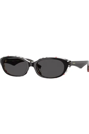 Burberry BE4447D Ajuste Asiático 412187 Gafas de Sol para Mujer Negras