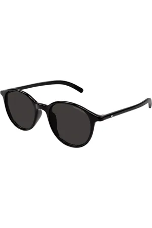 Montblanc MB0326SA Ajuste Asiático 001 Gafas de Sol para Hombre Negras