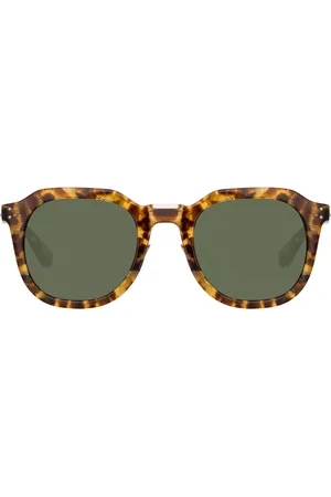 Linda Farrow FLETCHER LFL1103 C9 Gafas de Sol para Hombre Careyshell