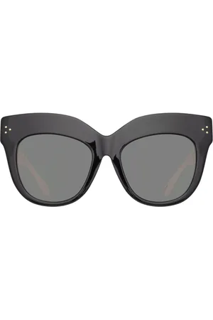 Linda Farrow DUNAWAY LFL1049 C8 Gafas de Sol para Hombre Negras