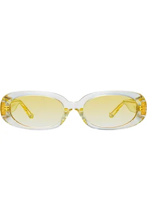 Linda Farrow CARA LFL1252 C16 Gafas de Sol para Mujer Amarillas