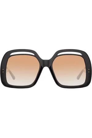 Linda Farrow RENATA LFL1126 C5 Gafas de Sol para Mujer Negras