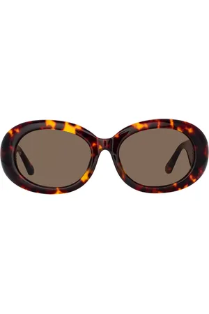 Linda Farrow LINA LFL1462 C2 Gafas de Sol para Hombre Careyshell