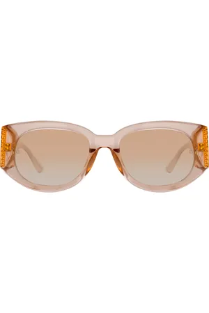 Linda Farrow DEBBIE LFL1059 C8 Gafas de Sol para Mujer Cristal