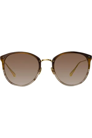 Linda Farrow CALTHORPE LFL251 C96 Gafas de Sol para Hombre Marrones