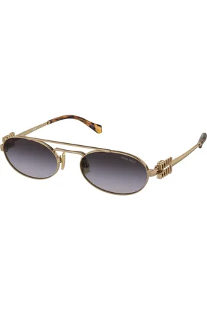 Miu Miu MU54ZS 7OE5D1 Gafas de Sol para Mujer Dorados