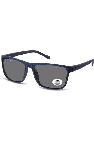 Montana Montana Gafas Recetadas MP198 Polarized MP198C Gafas de Sol para Hombre Azules