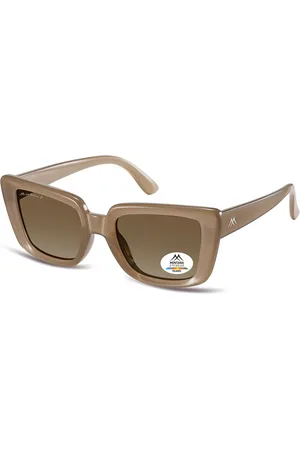 Montana Montana Gafas Recetadas MP193 Polarized MP193B Gafas de Sol para Mujer Marrones