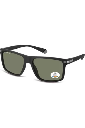 Montana Montana Gafas Recetadas MP197 Polarized MP197A Gafas de Sol para Hombre Negras