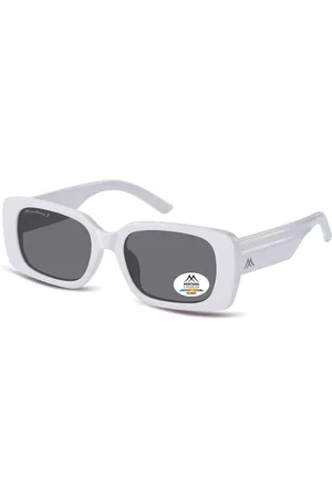 Montana Montana Gafas Recetadas MP194 Polarized MP194D Gafas de Sol para Hombre Blancas