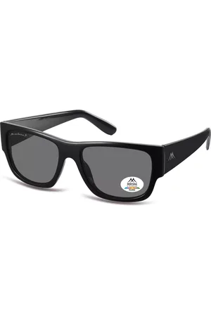 Montana Montana Gafas Recetadas MP195 Polarized MP195 Gafas de Sol para Hombre Negras