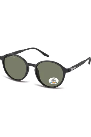 Montana Montana Gafas Recetadas MP187 Polarized MP187B Gafas de Sol para Hombre Negras