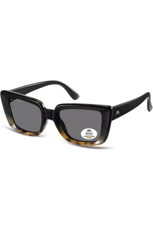 Montana Montana Gafas Recetadas MP193 Polarized MP193A Gafas de Sol para Mujer Negras