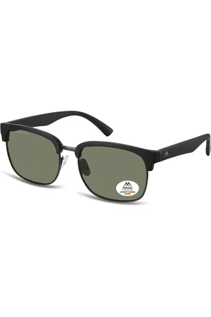 Montana Montana Gafas Recetadas MP192 Polarized MP192A Gafas de Sol para Hombre Negras