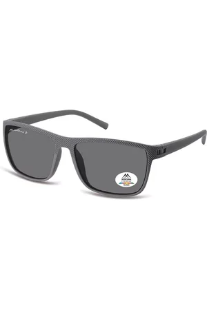 Montana Montana Gafas Recetadas MP198 Polarized MP198B Gafas de Sol para Hombre Grises
