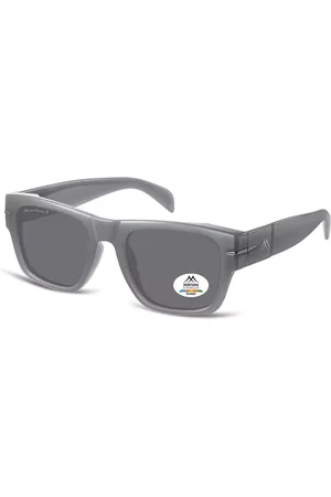 Montana Montana Gafas Recetadas MP189 Polarized MP189C Gafas de Sol para Hombre Grises