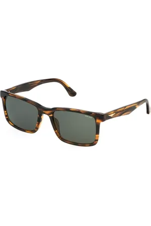 Police SPLP21 ORIGINS LITE 30 0836 Gafas de Sol para Hombre Marrones