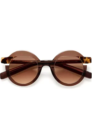 Kaleos Pollitt C22 Gafas de Sol para Hombre Marrones