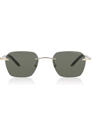 Montblanc MB0270S 001 Gafas de Sol para Hombre Dorados
