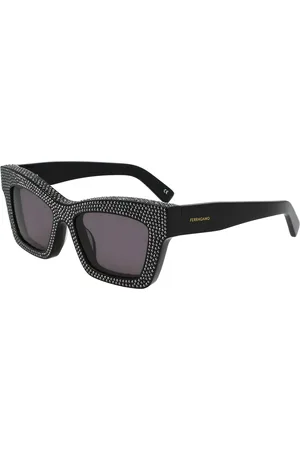 Salvatore Ferragamo SF2045SR 001 Gafas de Sol para Mujer Negras