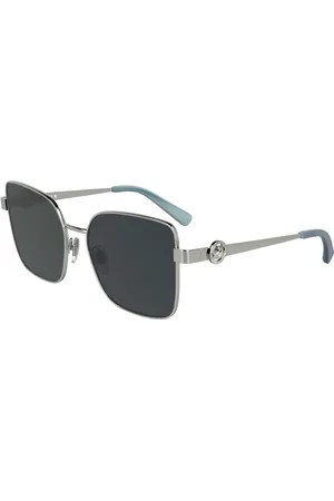 Longchamp LO181S 044 Gafas de Sol para Mujer Plateadas