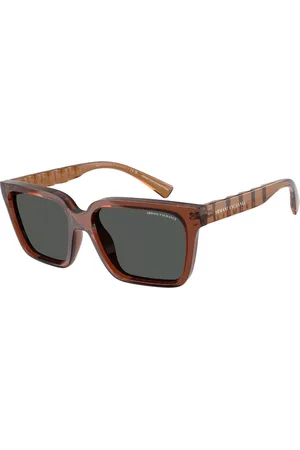 Armani Exchange AX4147SF Ajuste Asiático 835887 Gafas de Sol para Hombre Marrones