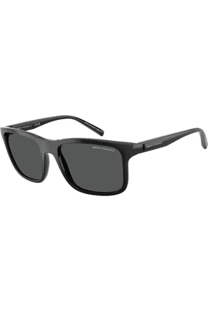 Armani Exchange AX4145SF Ajuste Asiático 815887 Gafas de Sol para Hombre Negras